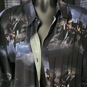 harry potter button down shirt